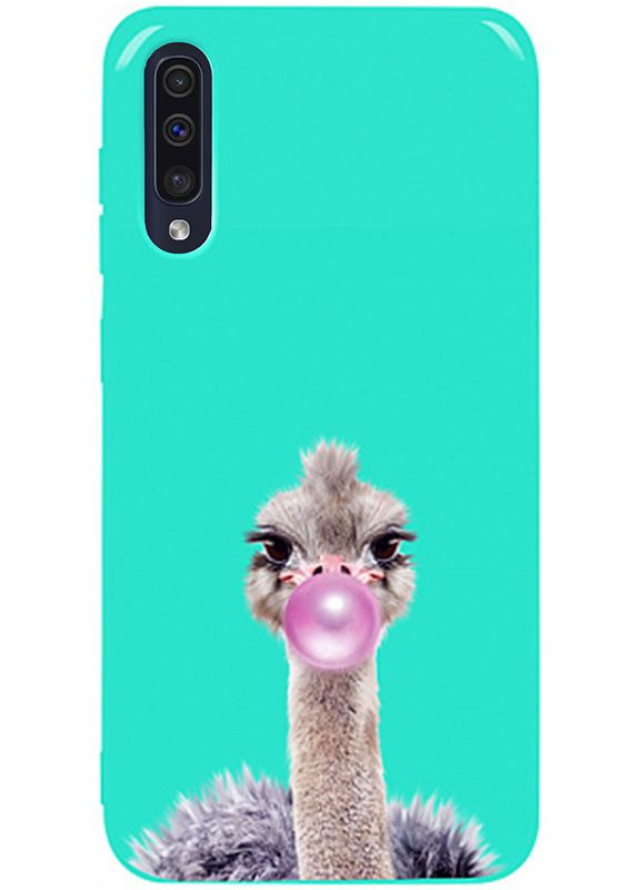 Чехолнакладка Pure TPU 2mm Print Case Samsung Galaxy A30s/A50/A50s #38 Ostrich Gum Mint Toto (301508212)