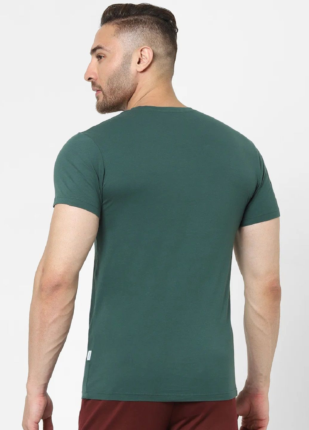 Зеленая футболка с коротким рукавом Jack & Jones