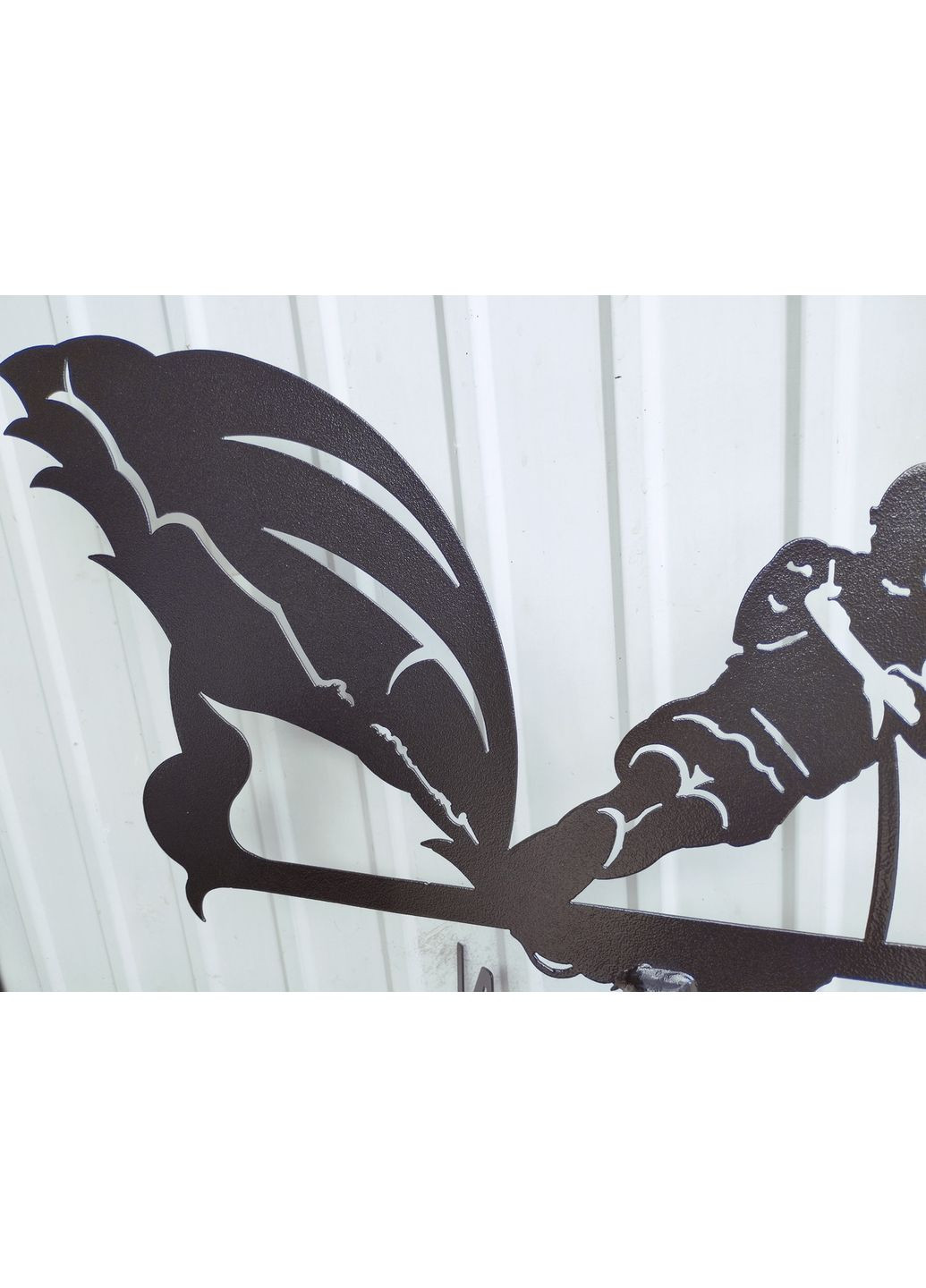 Флюгер Водный лыжник из металла 2 мм. No Brand (368896629)