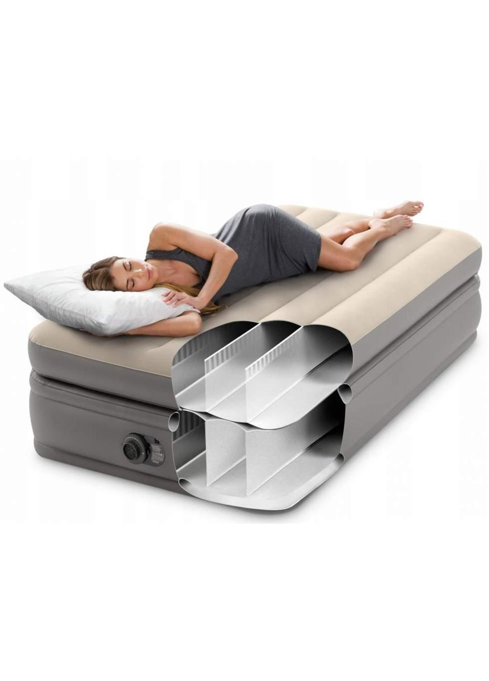 Надувная кровать 191 x 99 x 51 см 64162 PRIME COMFORT Intex (344559340)