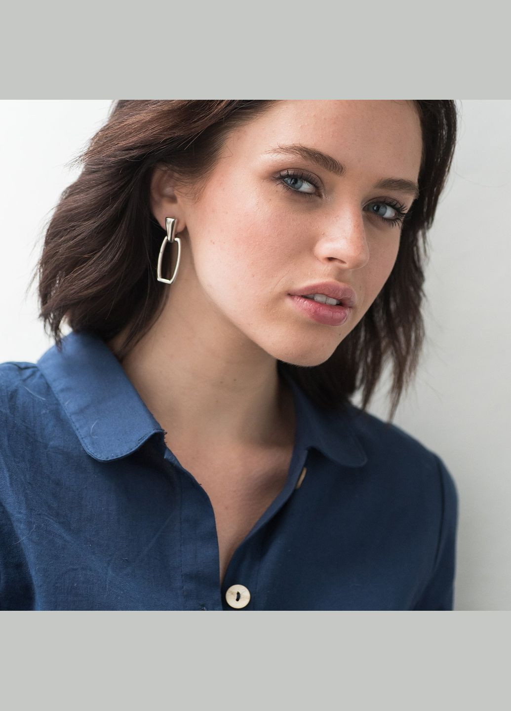 Серебряные серьги на английской застежке 122520 Oniks (264025156)