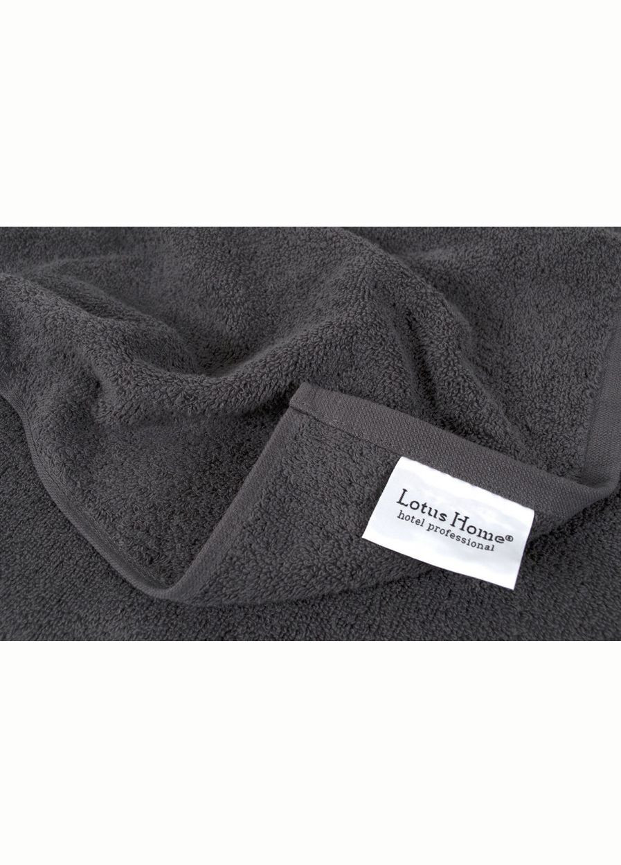 Lotus полотенце home - hotel basic графит 30*50 (16/1) 400 г/м² серый производство -