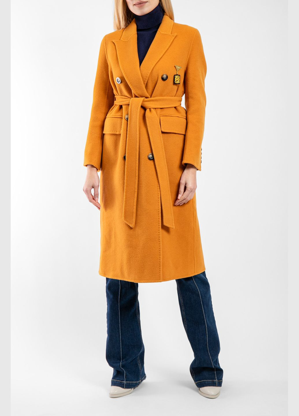 Коричневе демісезонне Пальто Loewe