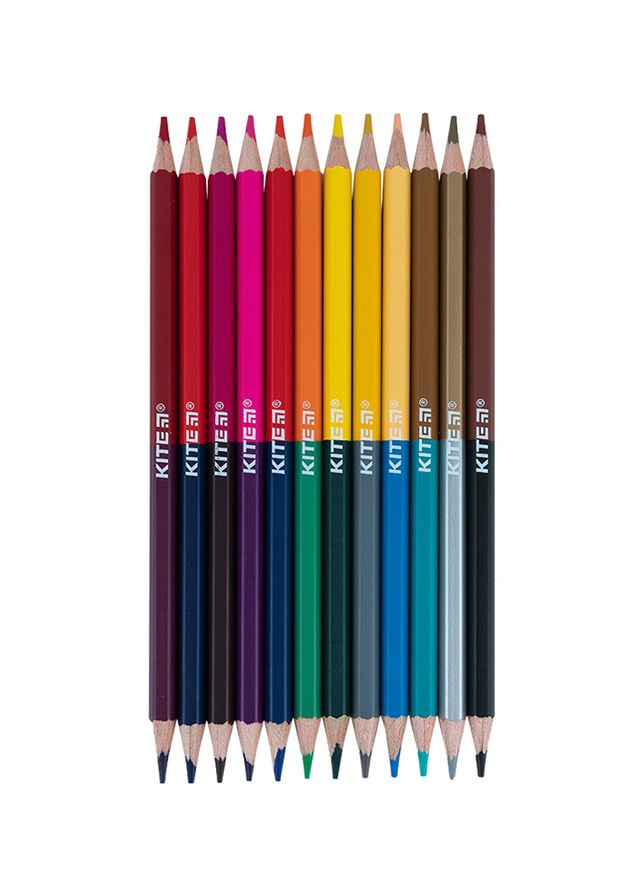 Карандаши цветные двухсторонние - Fantasy цвет разноцветный ЦБ-00246852 Kite (282743847)