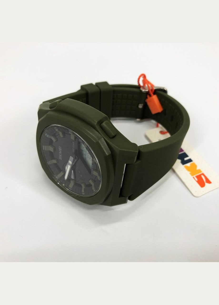 Часы наручные мужские SKMEI 2091AGWT, армейские часы противоударные, военные тактические часы No Brand (359474613)