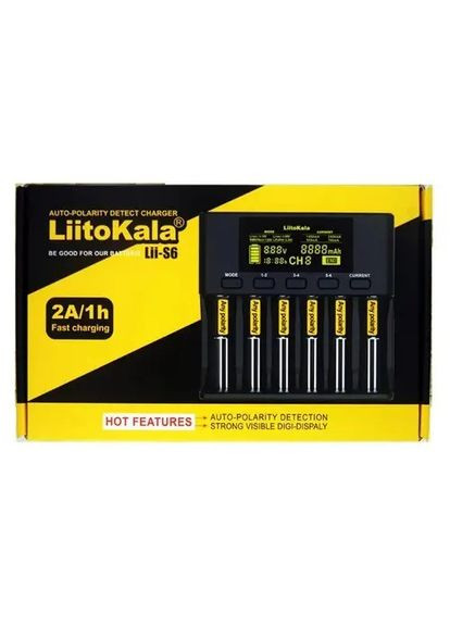 Универсальное зарядное устройство для Lii-S6 LiitoKala (370257129)