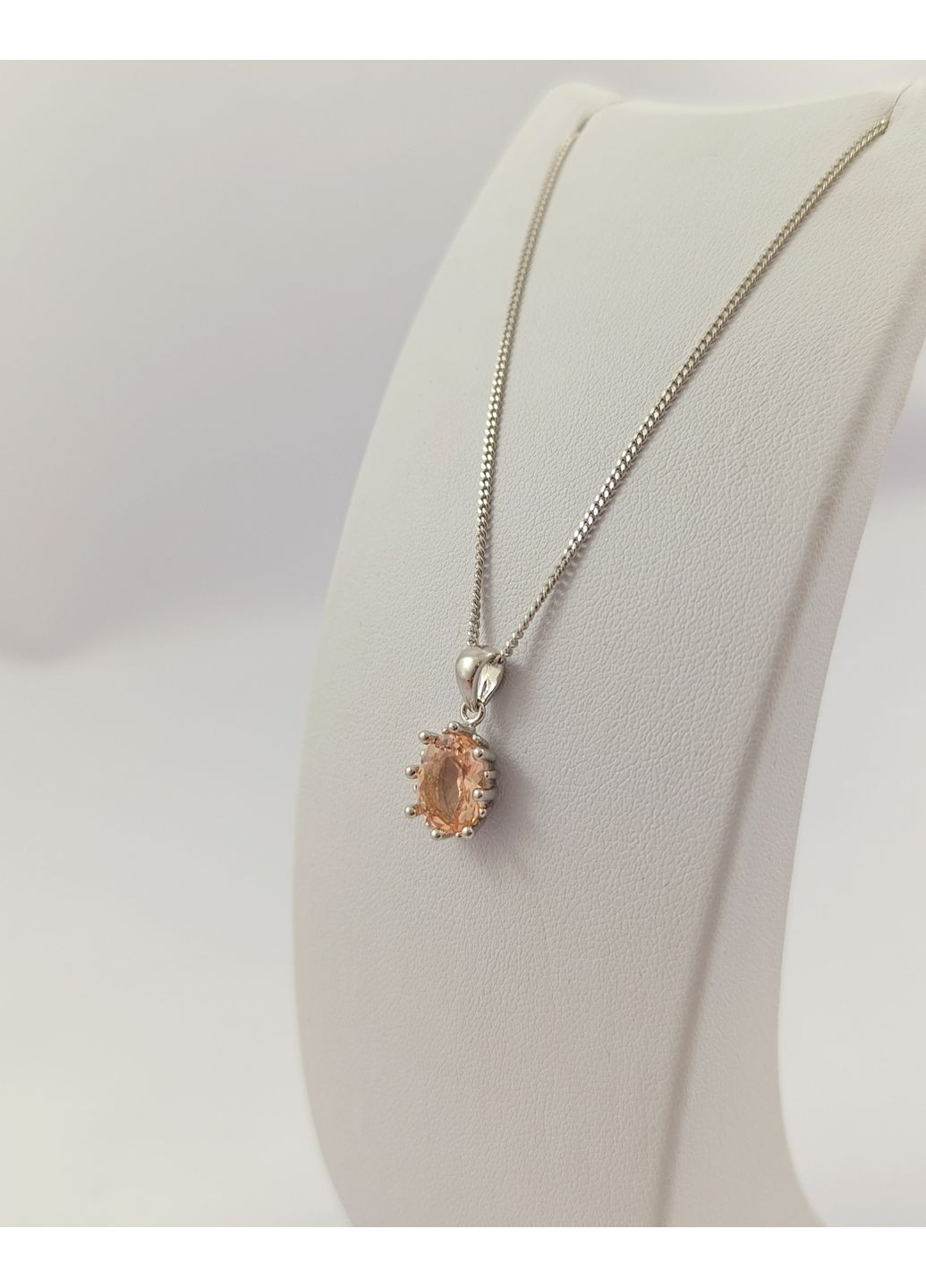 Срібне кольє з морганітом БПК006-мг Shatlen Кольє (356180687)