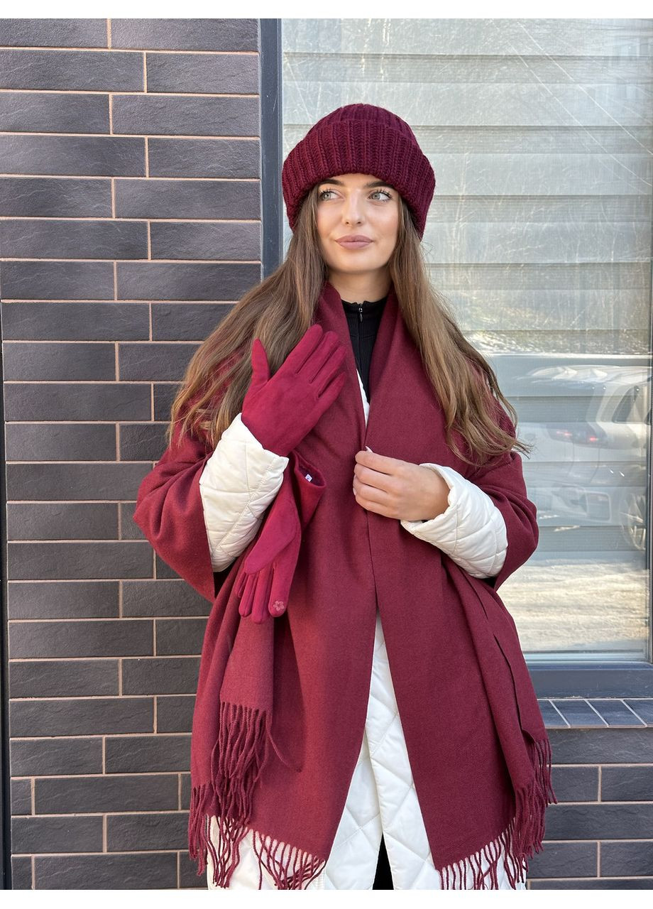 Шарф кашеміровий палантин жіночий теплий No Brand (362044186)