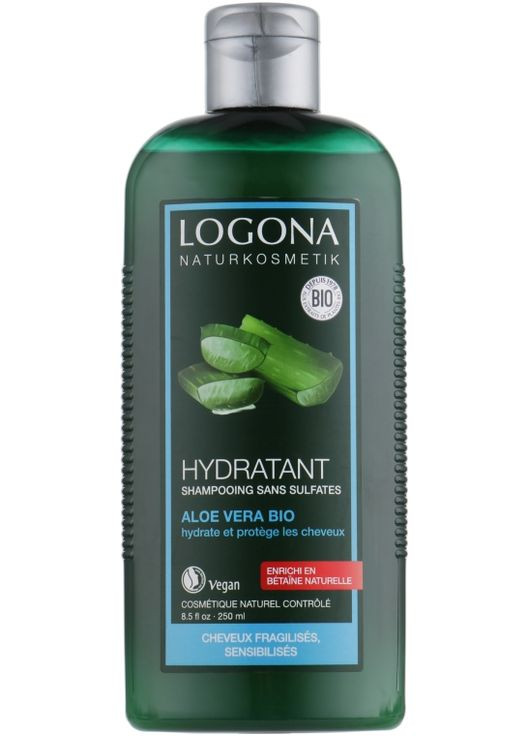 БИО-шампунь увлажнение и защита для сухих волос с Алоэ Вера Hair Care Shampoo 250ml (253933-31023488) Logona (368617083)
