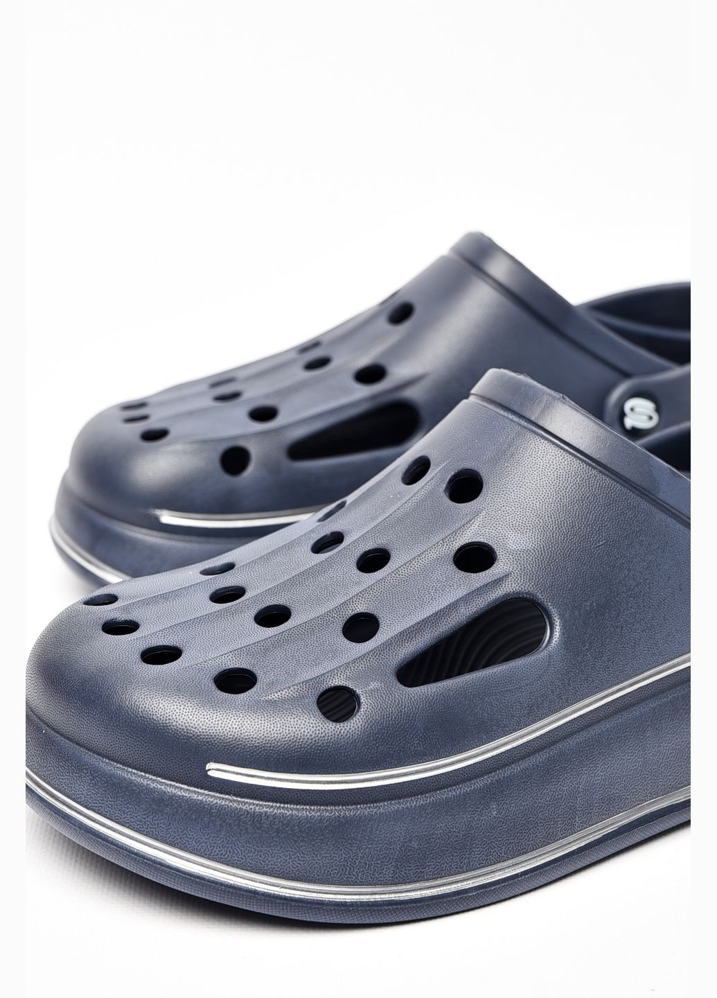 Темно-синие кэжуал кроксы мужские темно-синего цвета Let's Shop