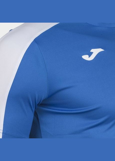 Синя футболка футбольна academy синьо-біла 101656.702 з коротким рукавом Joma Модель