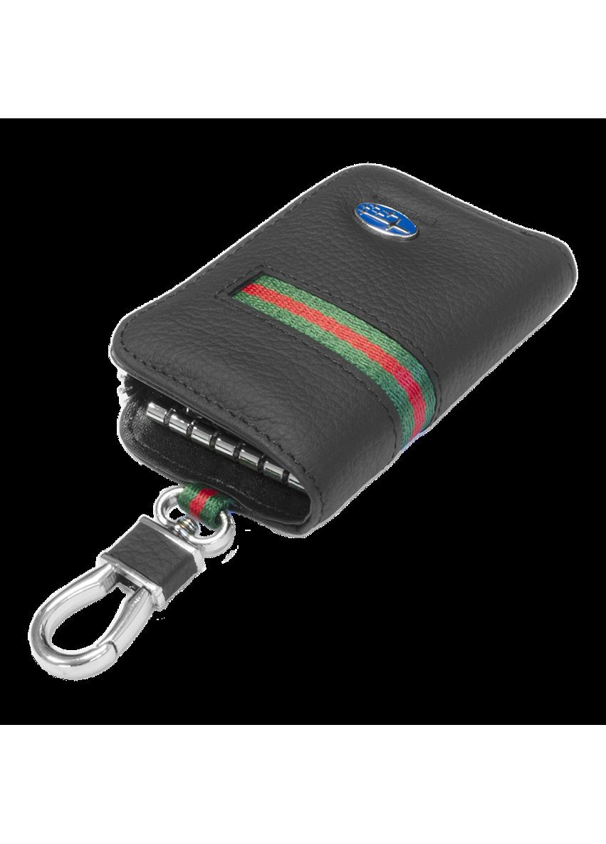 Ключниця, шкіряна автоключниця з логотипом СУБАРУ (багатофункціональна чорна 21012) Subaru (360949244)