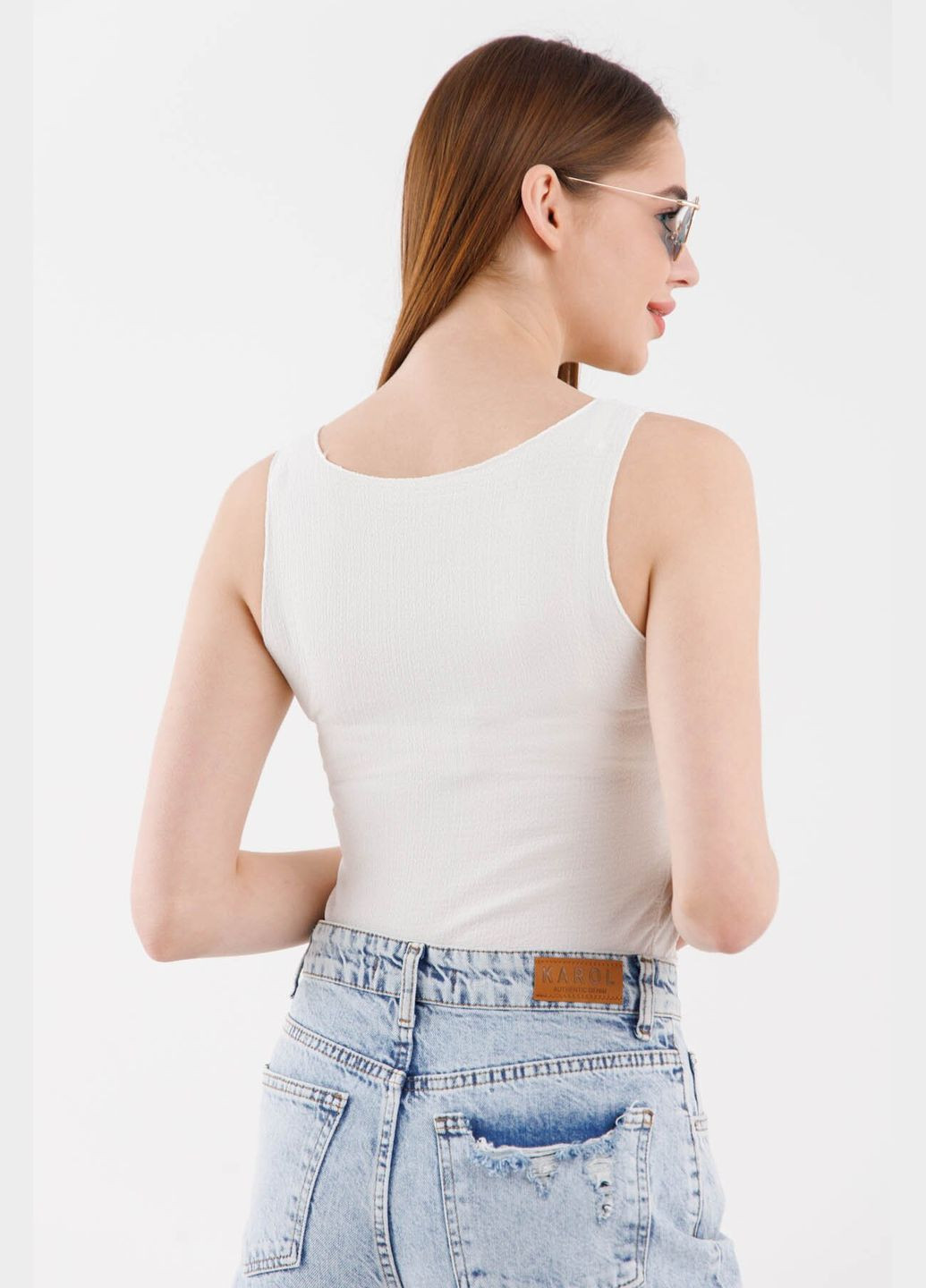 Майка однотонна жіноча 0217 (2000990420183S) shop (2000990420183) Divon — 315962375