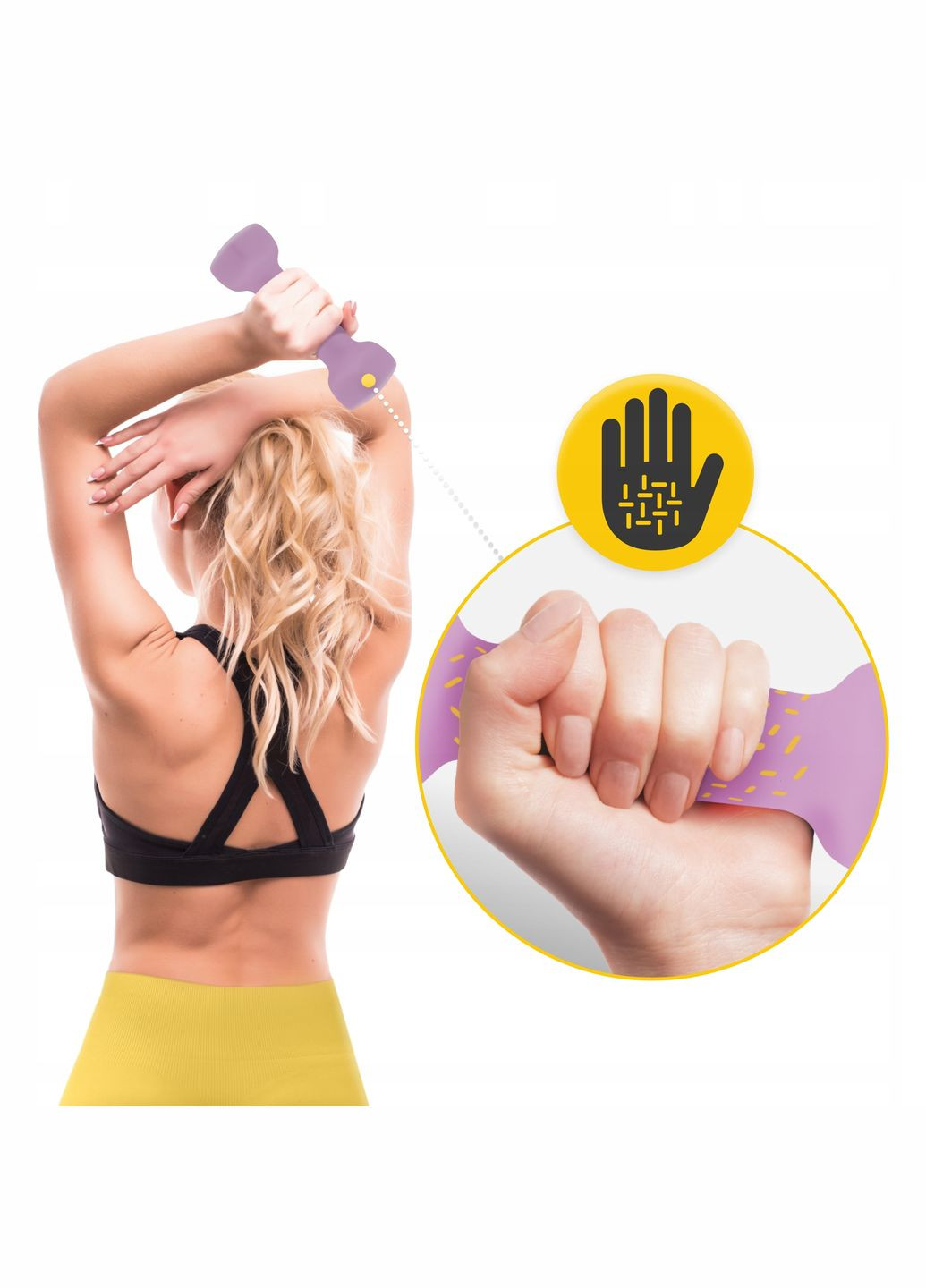 Набор гантелей виниловых Classic 7 кг со стойкой () 4FIZJO P-5905973403221 (342758149)