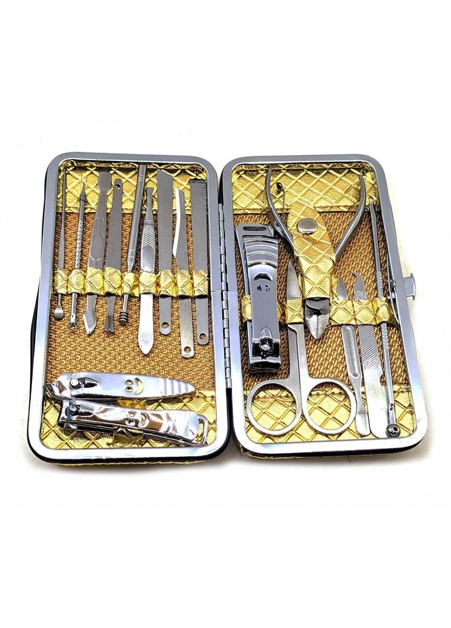 Манікюрний набір "Золото" (16х8х2 см) No Brand (317041976)