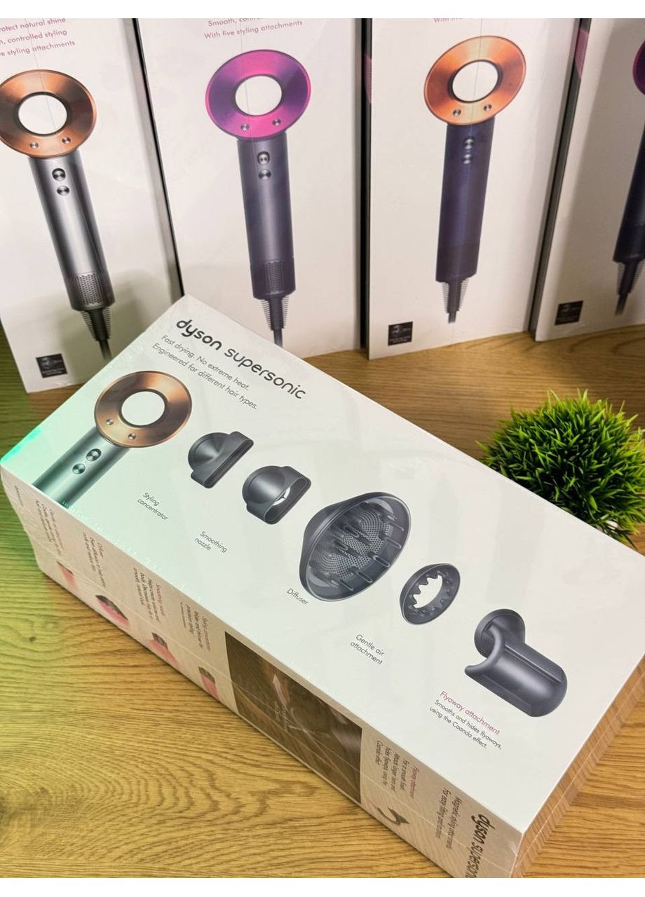 Фен Supersonic HD08 Premium Gift Edition Prussian Blue / Rich Copper синий с золотым Dyson (370639640)