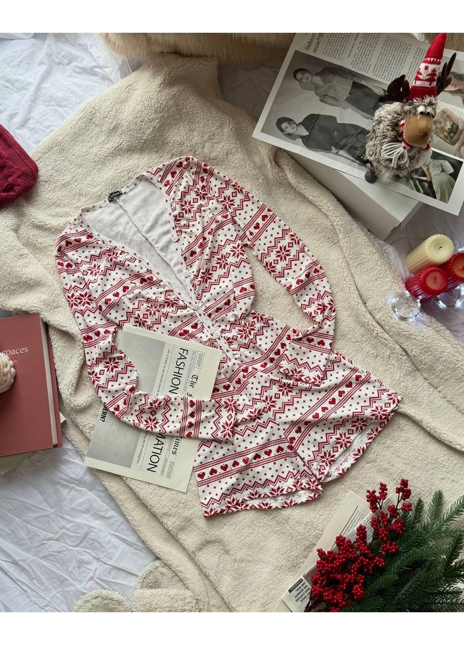 Белая всесезон праздничный комбинезон для дома — замеры в описании комбинезон Vione