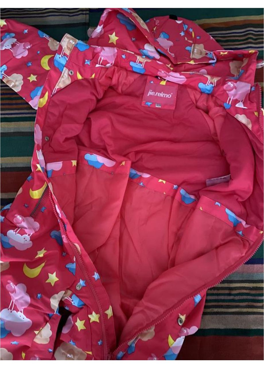 Суцільний дитячий мембранний комбінезон на дівчинку єврозиму 86-110 No Brand (369735418)