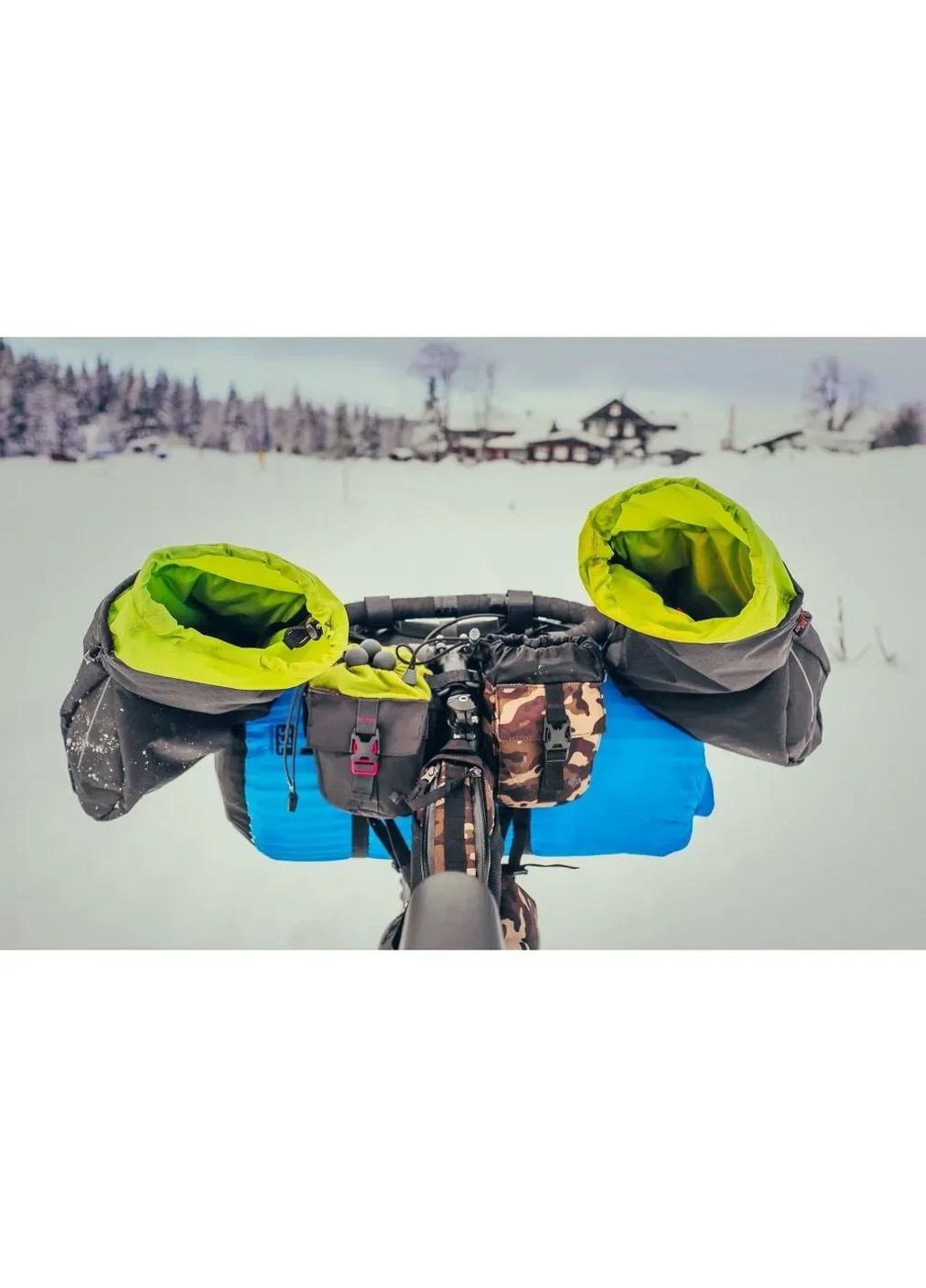 Перчатки на руль велосипеда Poggies, Black Acepac (361660125)