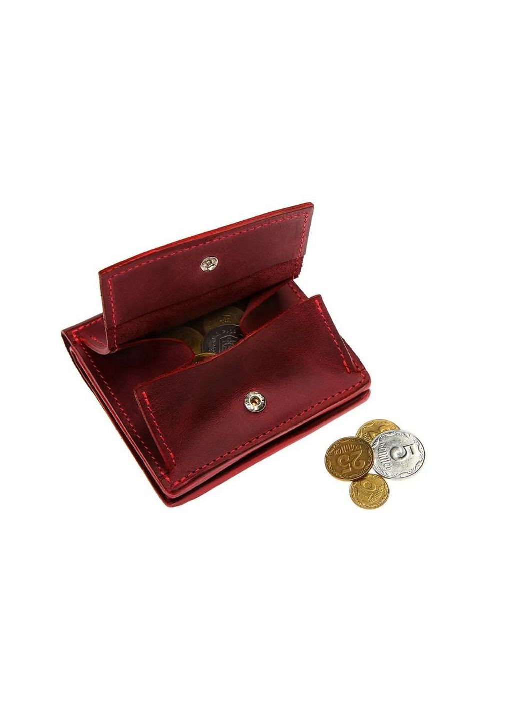 Чоловічий шкіряний гаманець 10х10х2,5 см Grande Pelle (315871547)