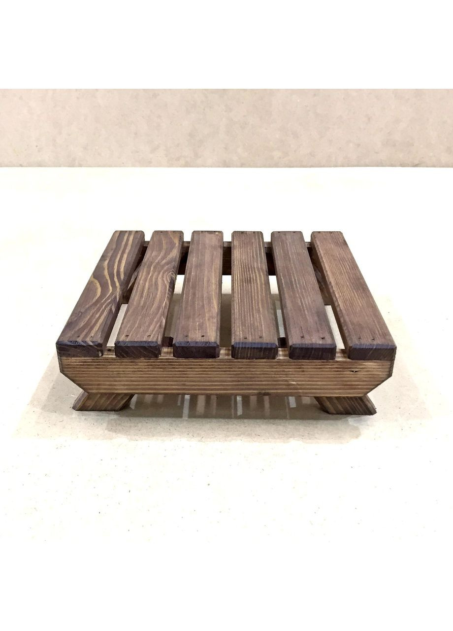 Подставка для цветов из дерева Берри капучино (ЦСТ-000209) No Brand (328224663)