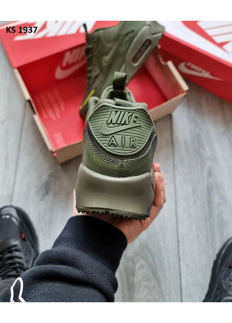 Сірі Осінні кросівки чоловічі nike air max 90 surplus cordura greens найк аір макс 90 No Brand