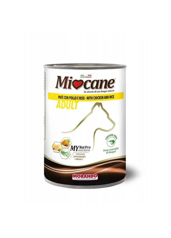 Консерви для собак MioCane з куркою та рисом 400 г (8333) Morando (364787608)
