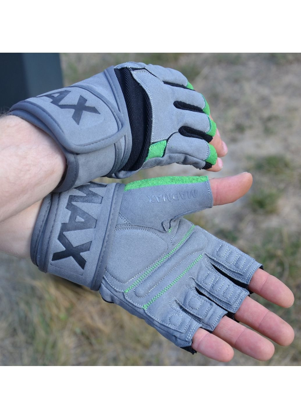 Унісекс рукавички для фітнесу XXL Mad Max (279314622)