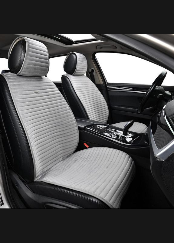 Накидки для передніх сидінь Barcelona сірі 2 штуки — Преміум'якість Beltex (293346831)