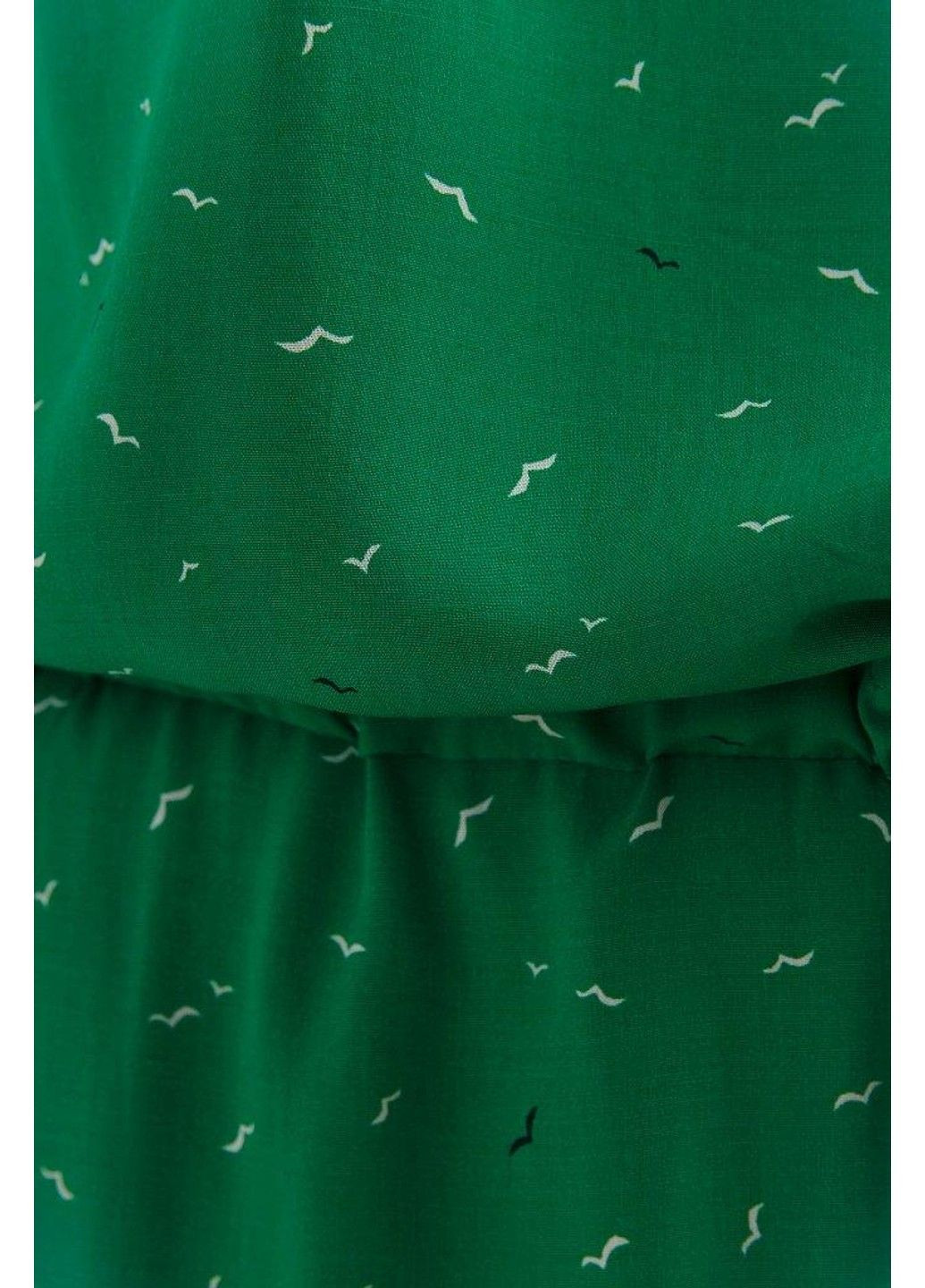 Зеленое кэжуал платье s19-14079-500 а-силуэт Finn Flare с рисунком