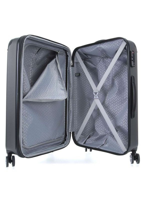 Чемодан на 4 колесах CITY Anthracite L exp. 113/124л (TL073049-04) Travelite (322199856)