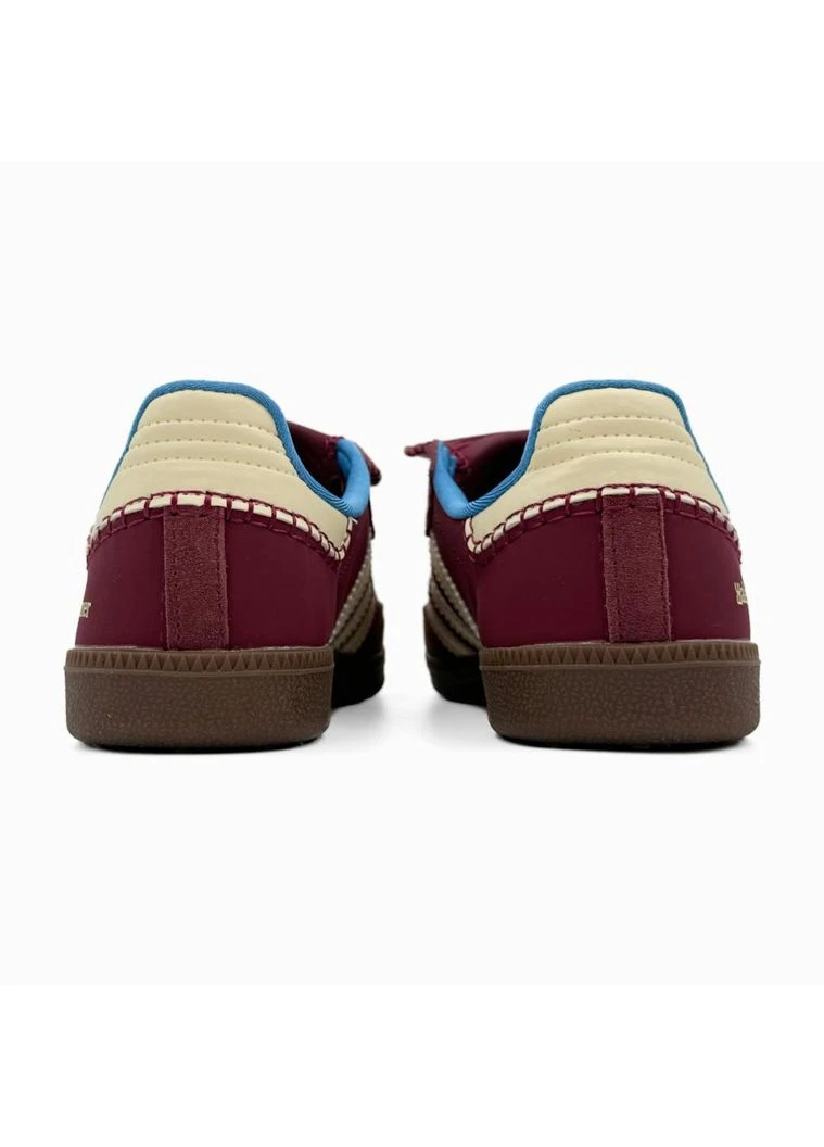 Цветные демисезонные кроссовки мужские adidas samba wales bonner bordo адидас самба No Brand