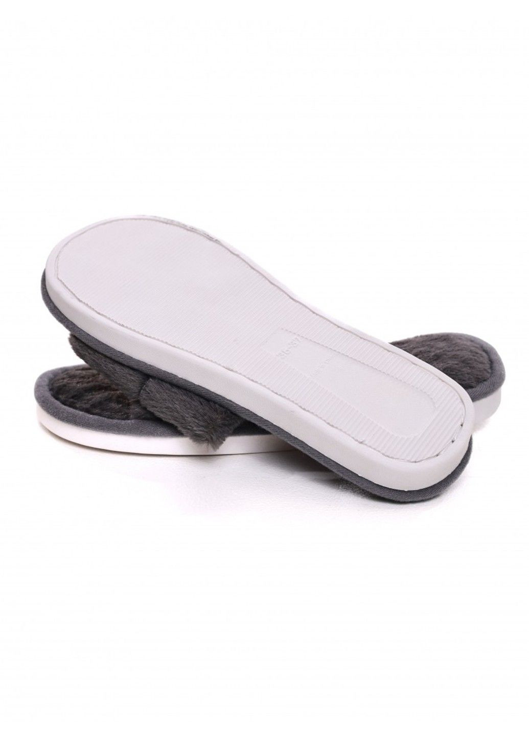 Темно-серые тапочки женские Lumo