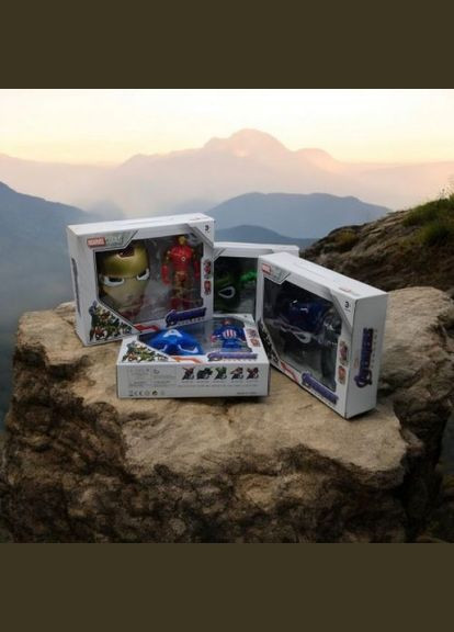 Набор супергероя "Железный человек", маска и фигурка, со светом и звуком MIC (318019271)