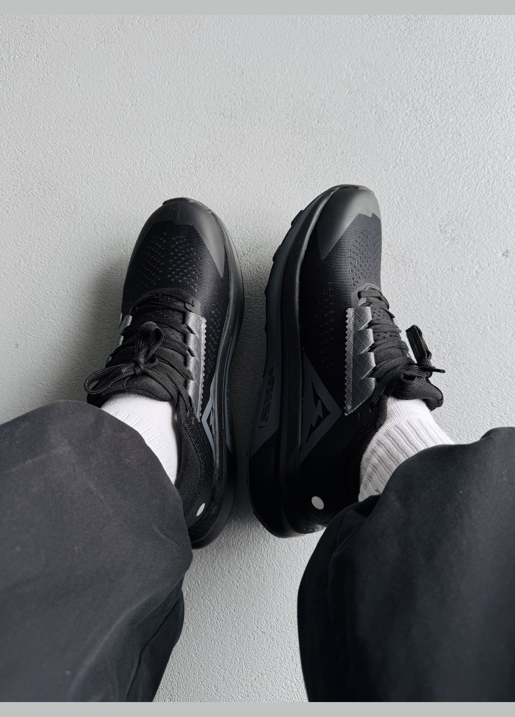 Черные демисезонные кроссовки мужские nike zegama trail 2 zoomx black | найк зегама треил 2 черные No Brand