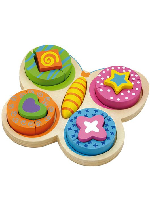 Сортер «Геометрика Метелик» різнобарвний (3503/59924) Viga Toys (324423388)