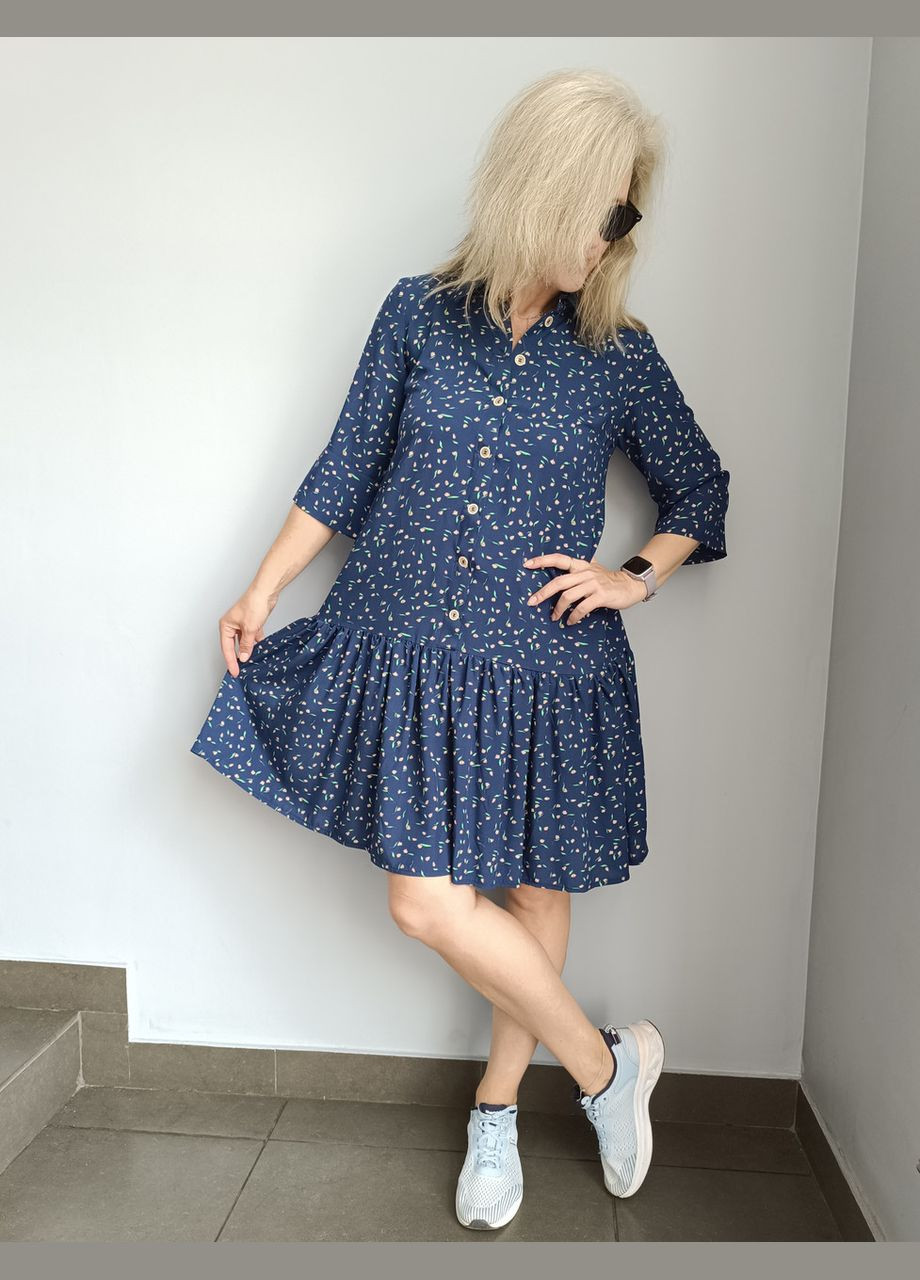 Синя кежуал плаття-туніка 2 Льва