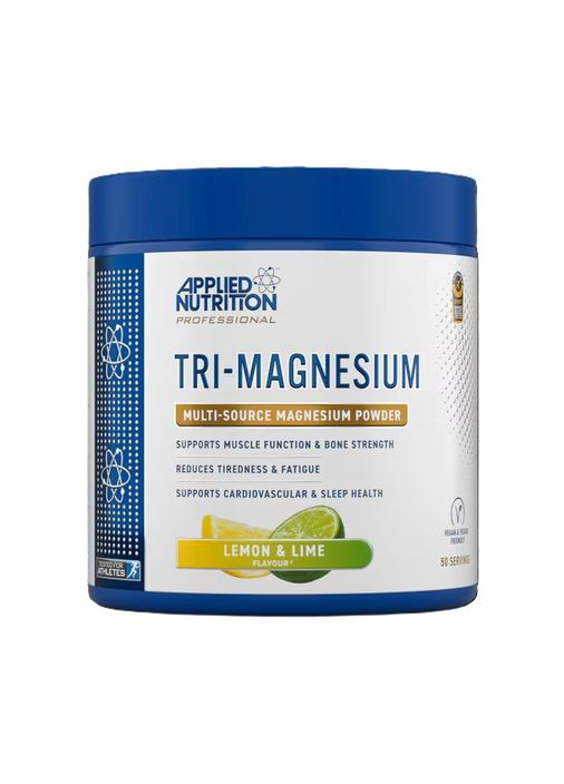 Магній Tri-magnesium Powder 200 г, Lemon Lime Applied Nutrition (342117715)