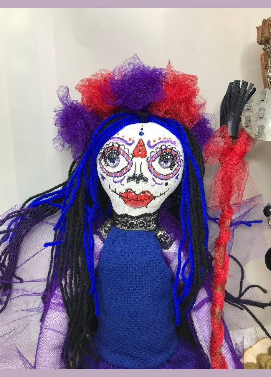 Авторская текстильная кукла ручной работы коллекционная кукла для Хэллоуин Армида No Brand (337349224)