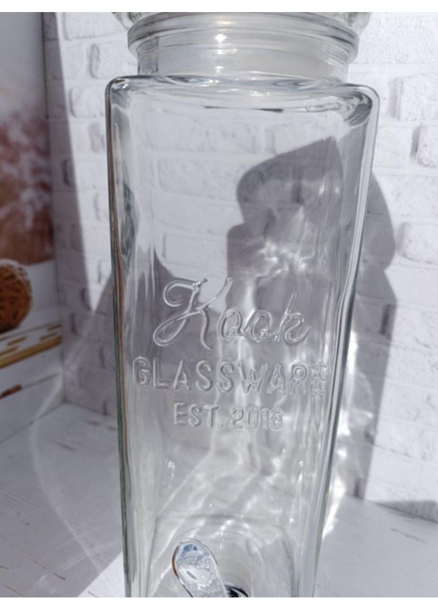 Лимонадник 9038-7 стеклянный 2.5 л Прозрачный SNT (349443291)