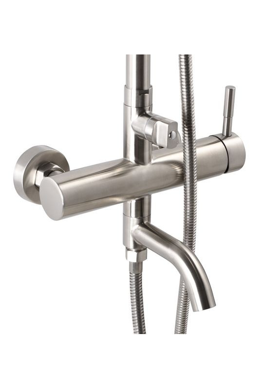 Душова колона зі змішувачем LR72404 (нерж. сталь) (LL1472) Zerix (321184011)