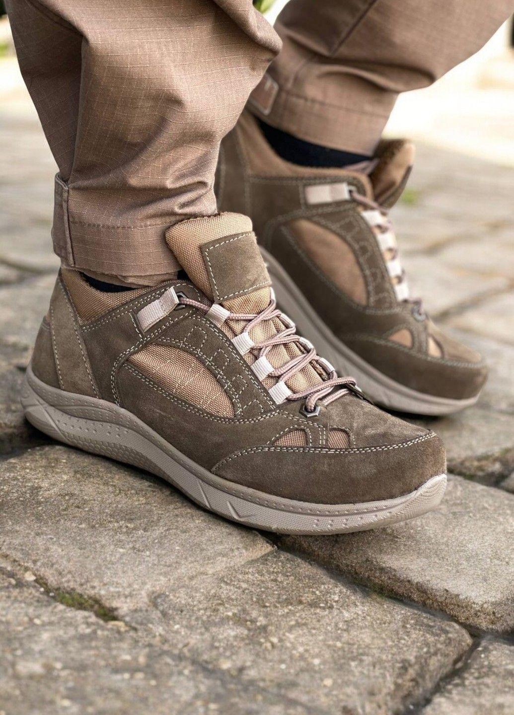 Зимові Чоловічі Тактичні Кросівки. 36-50р Койот. Посилений носок та п'ята! MBZM-1034 No Brand (301147967)