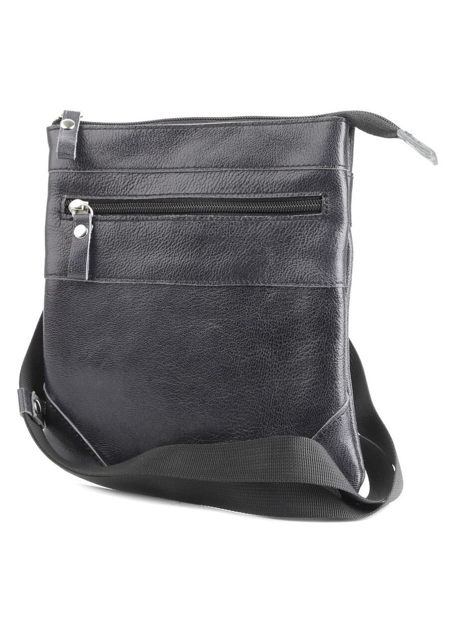 Шкіряна сумка крос боді синя чоловіча 00966 Shvigel (329195232)