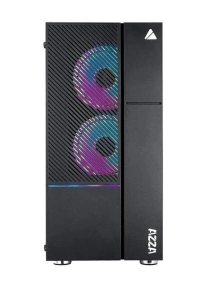 Корпус Iris 330, без БЖ, Mid Tower, для ATX / Micro ATX / Mini ITX, 2хUSB 2.0, 1хUSB 3.0, 2x120 мм ARGB Fan (CSAZ-330) CSAZ-330 Azza (395341590)