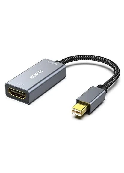Адаптер Кабель перехідник mini DisplayPort на HDMI 4К 60Hz UHD (сумісний з Thunderbolt) для MacBook Air/Pro, Surface Pro Benfei (388365880)