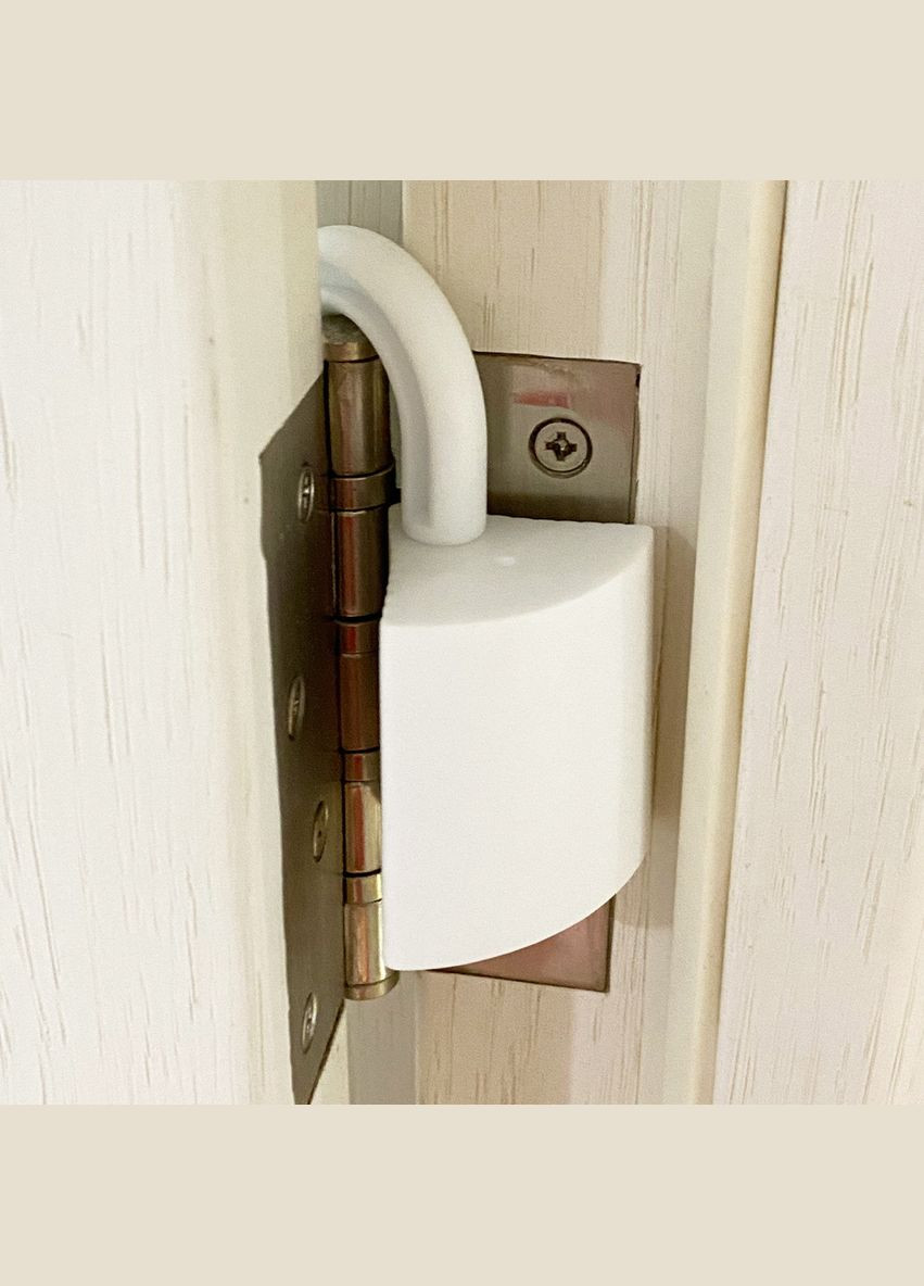 Обмежувач-блокіратор для дверей MBM Kids 2 шт Білий (BS-07 WHITE) MVM (301003129)