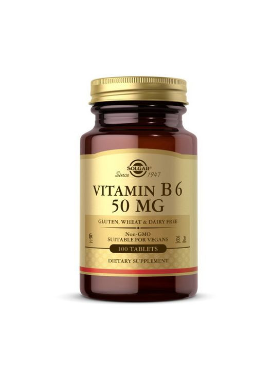 Vitamin B6 50 mg (100 tabs) Solgar (372017678)