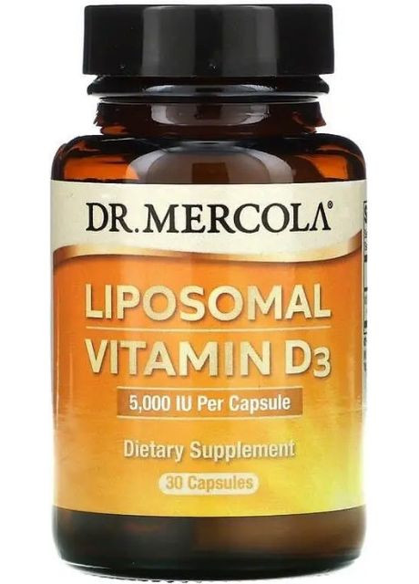 Витамин Д липосомальный Liposomal Vitamin D 5000 МЕ 30 капс Dr. Mercola (357340563)