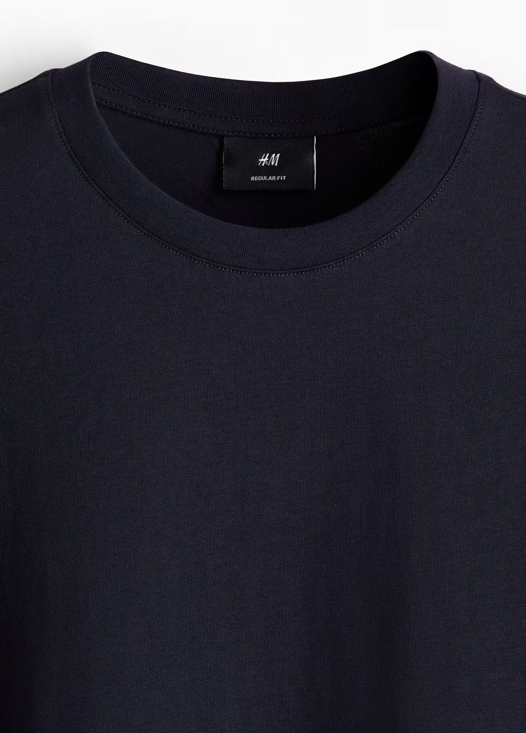 Темно-синий демисезонный кэжуал лонгслив H&M