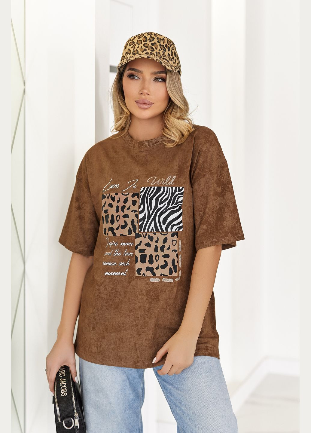 Стильная футболка тай-дай Fashion Girl Afro - (333300558)